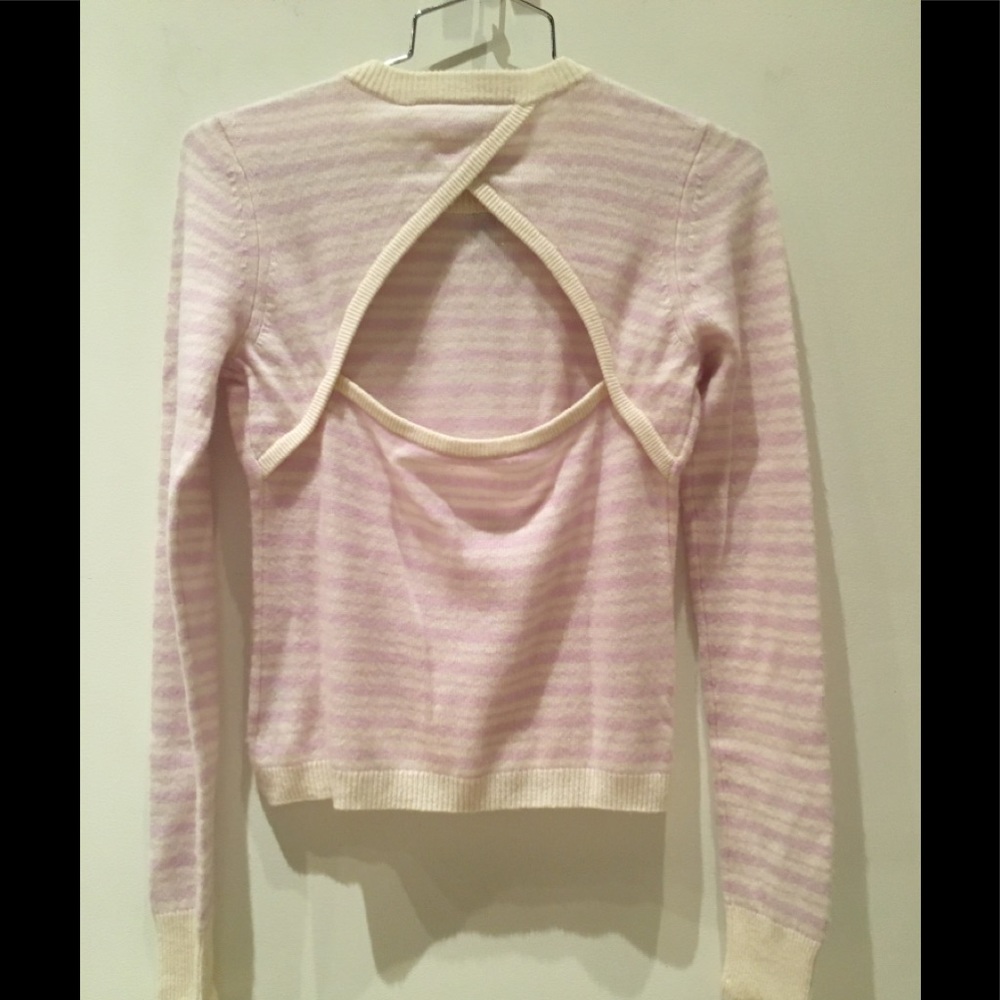 Intermix Open Back Sweater - Picture 5 of 7